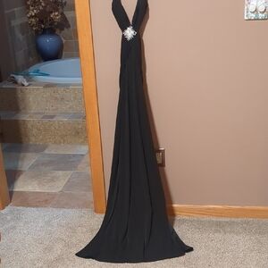 Elegant Black Evening Gown